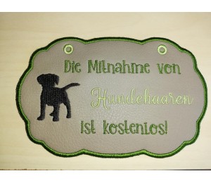 Stickserie - ITH Türschilder Hunde